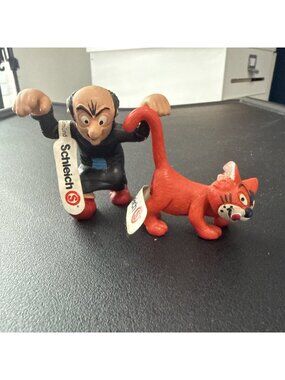 Smurfs 20418 Prowling Gargamel Azerael Figure Schleich Peyo 1993 PVC Figurine
